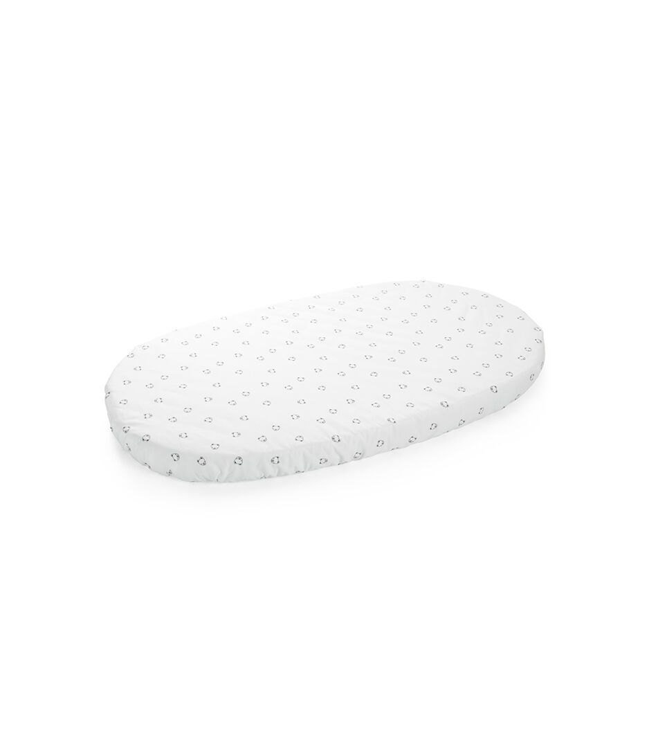 Stokke® Sleepi™ Bed Fitted Sheet. Monocrome Bear.